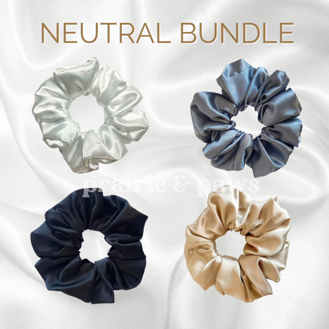Neutral Scrunchie Bundle