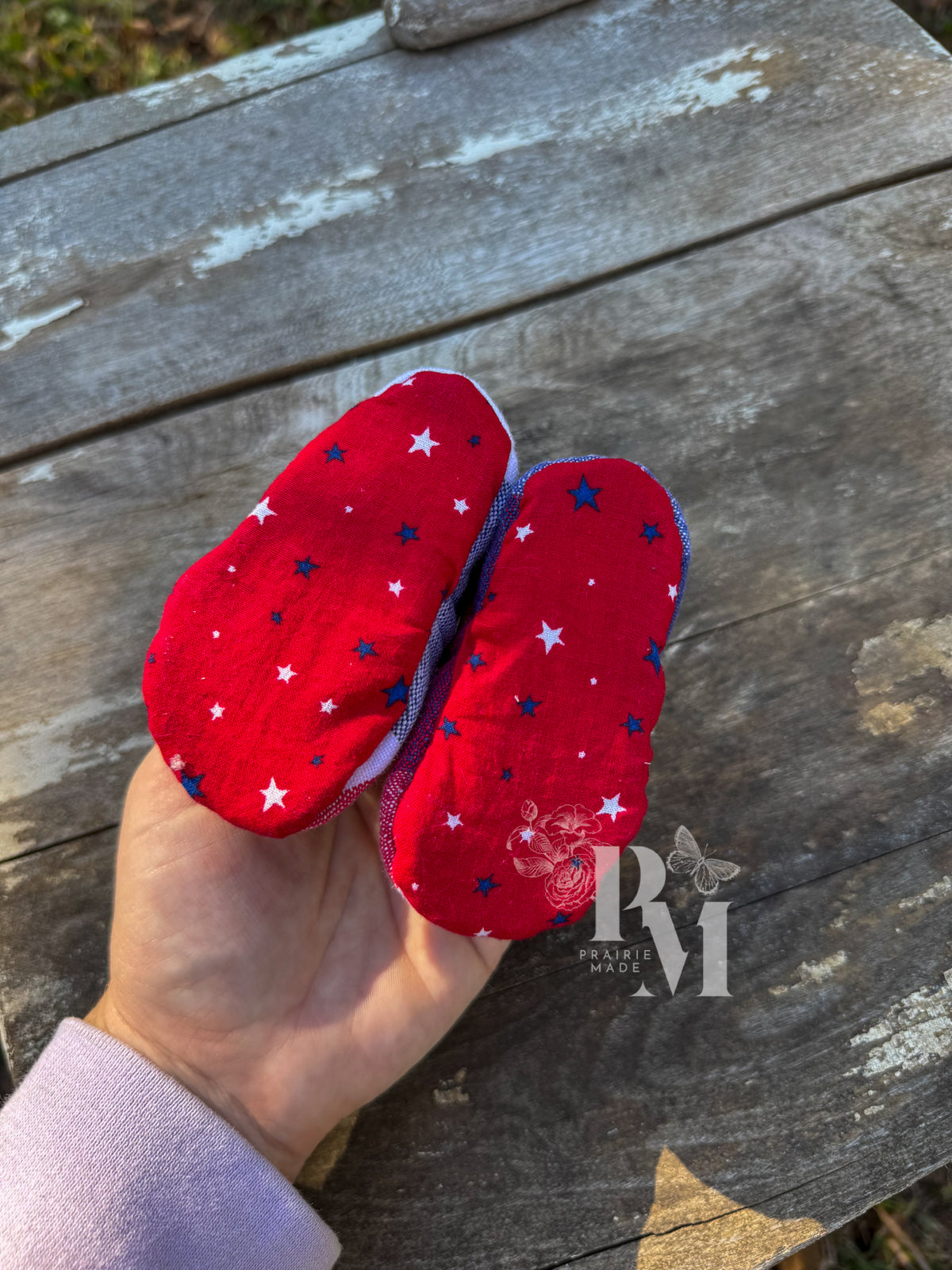Slippers 3/6 - Red Plaid