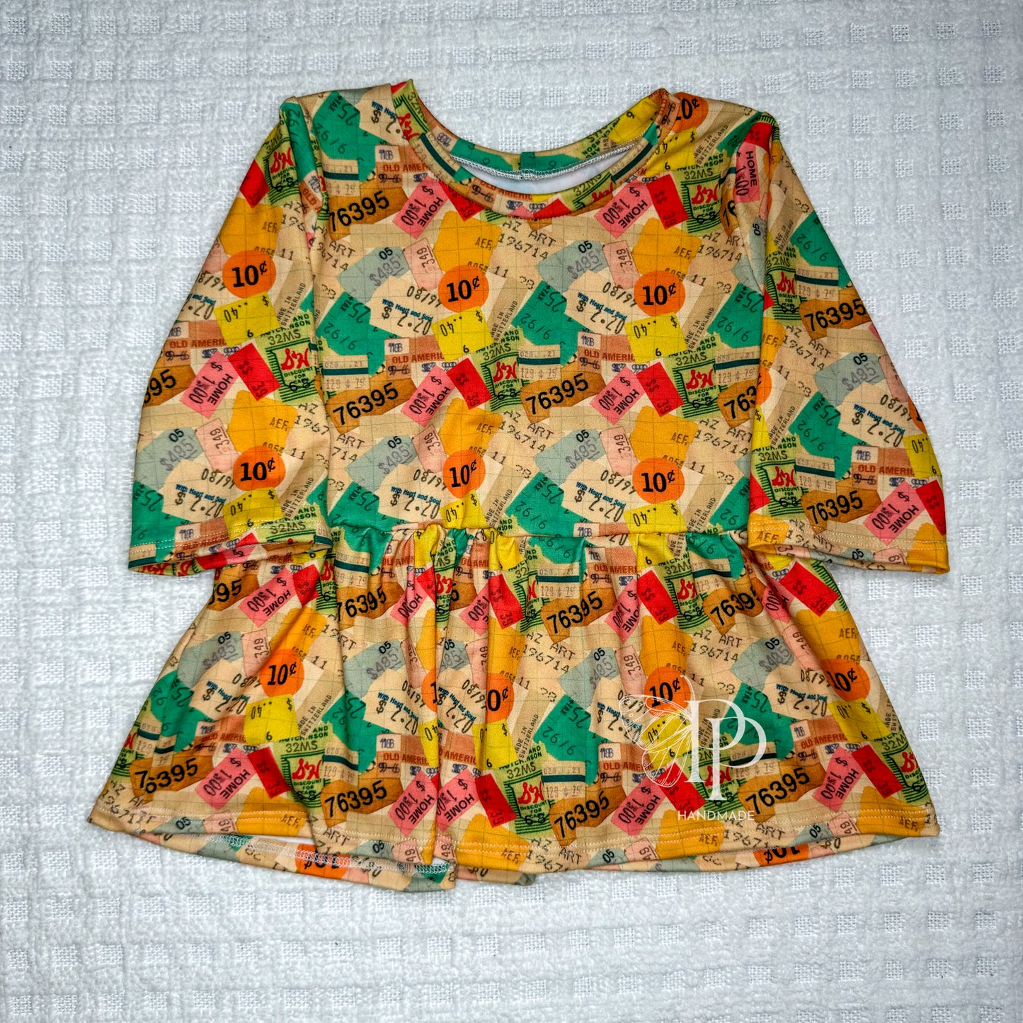 4T — Peplum Top RTS - Pricetag Princess
