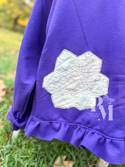 Cropped Crew: Purple (M)