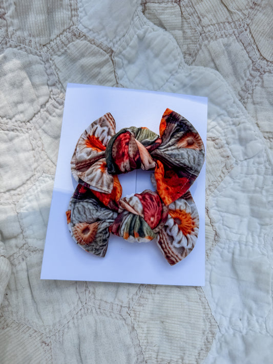 Knottie Bow Piggy Set - Granny Crochet