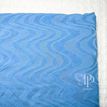 Towel Terrycloth - Blue Wave