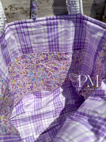 Timeless Tote: Lucky Lavender (L)