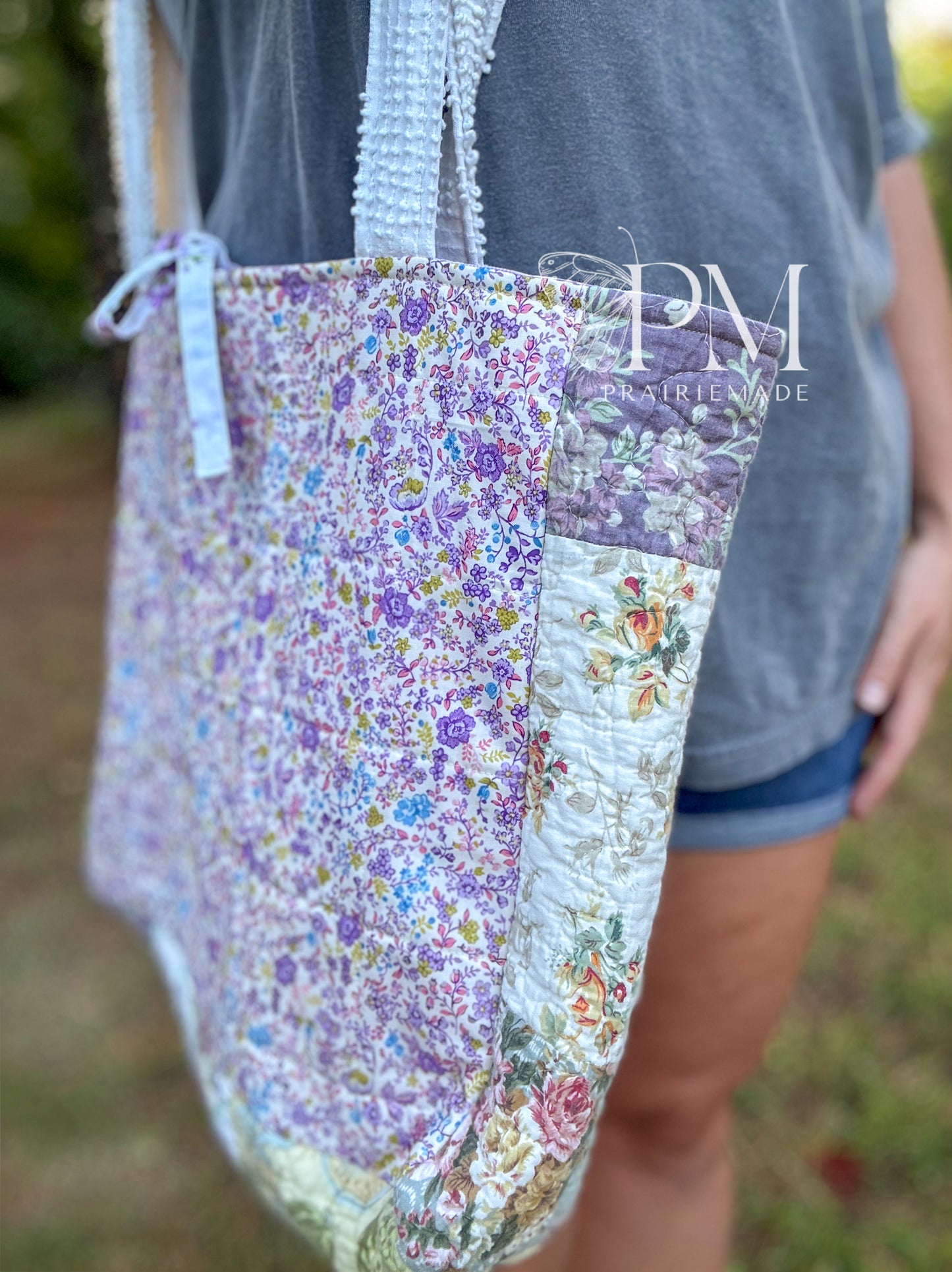 Timeless Tote: Lucky Lavender (L)