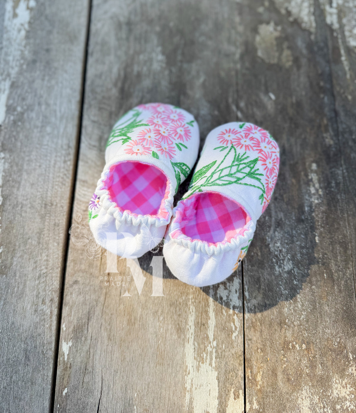 Slippers 12/18 - Pink Posies