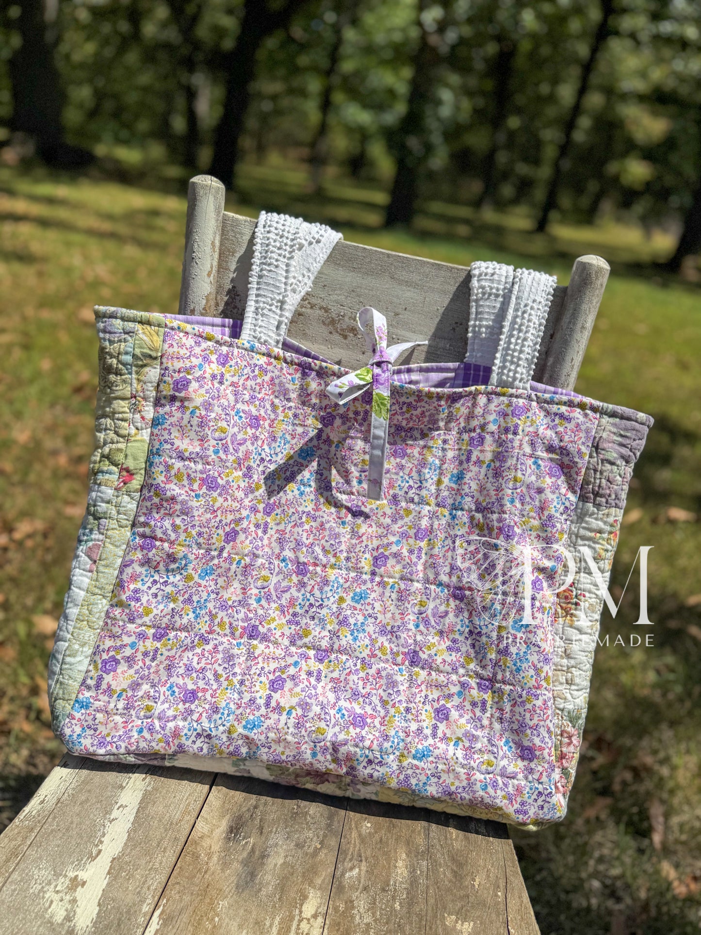 Timeless Tote: Lucky Lavender (L)