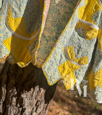 Quilt Jacket - Pocketful of Sunshine (M/L)