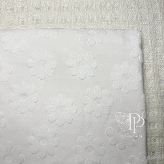 Towel Terrycloth - White Daisy