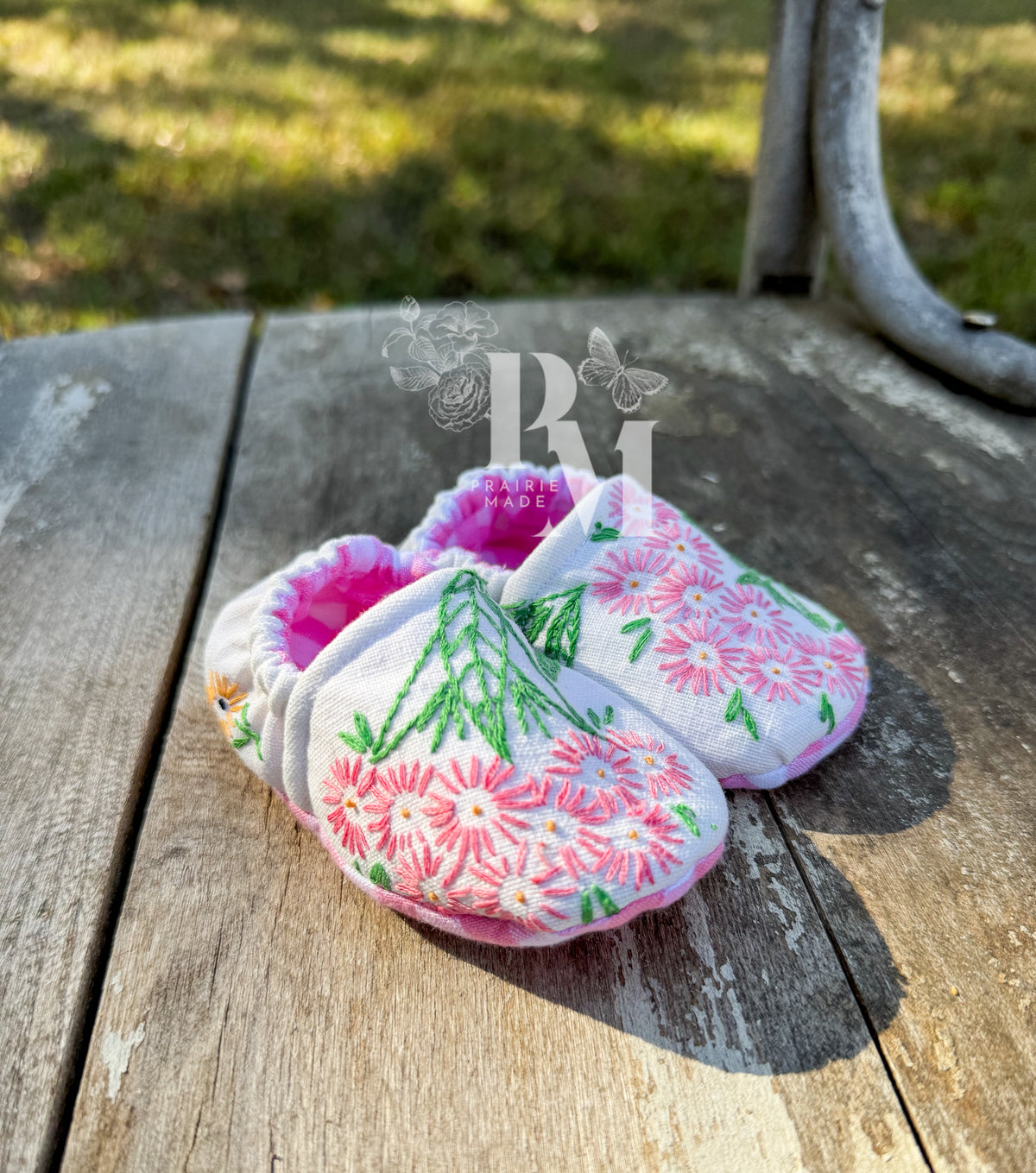 Slippers 12/18 - Pink Posies