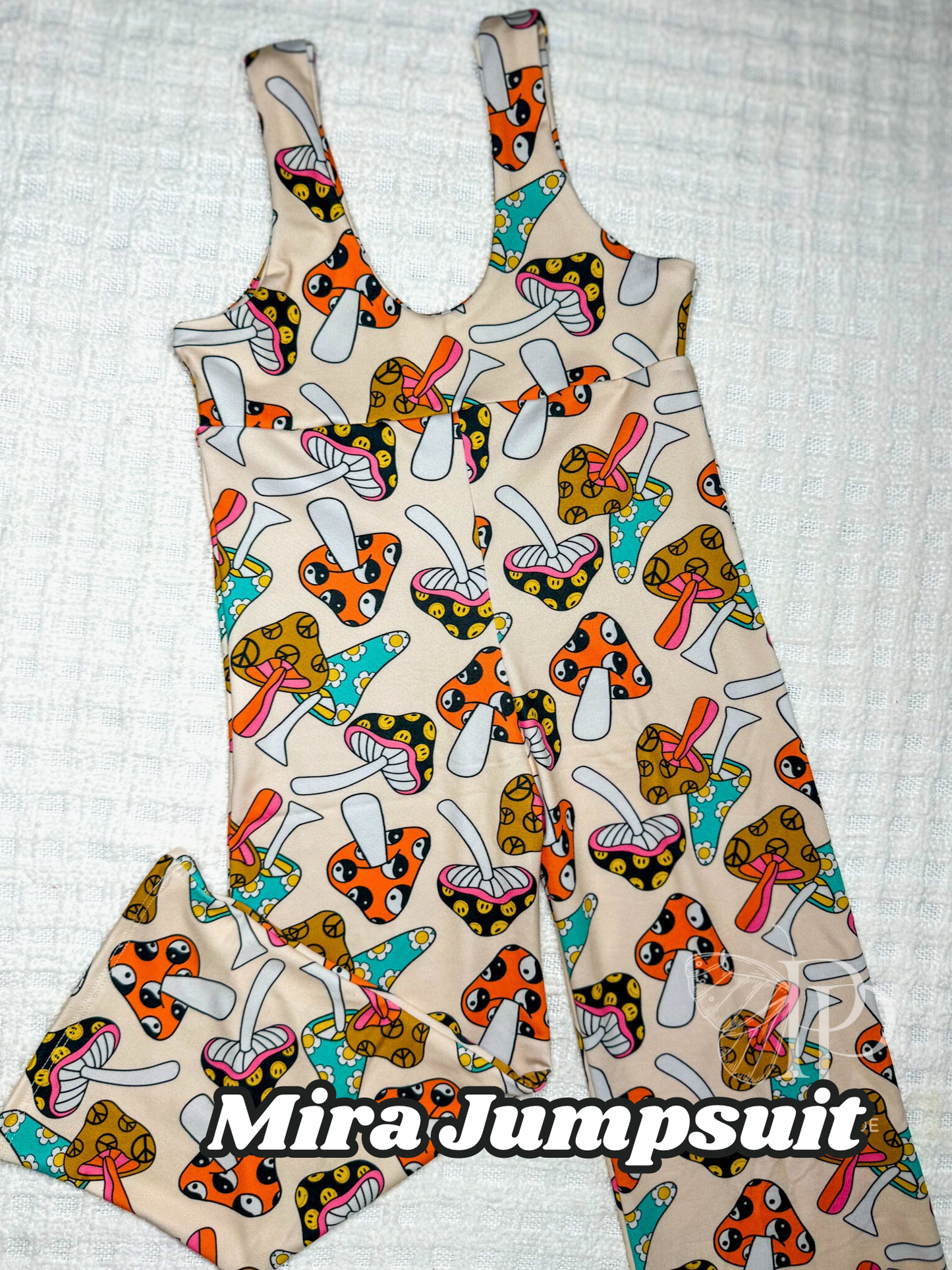 4T Mira Jumpsuit RTS - Mushroom Madness