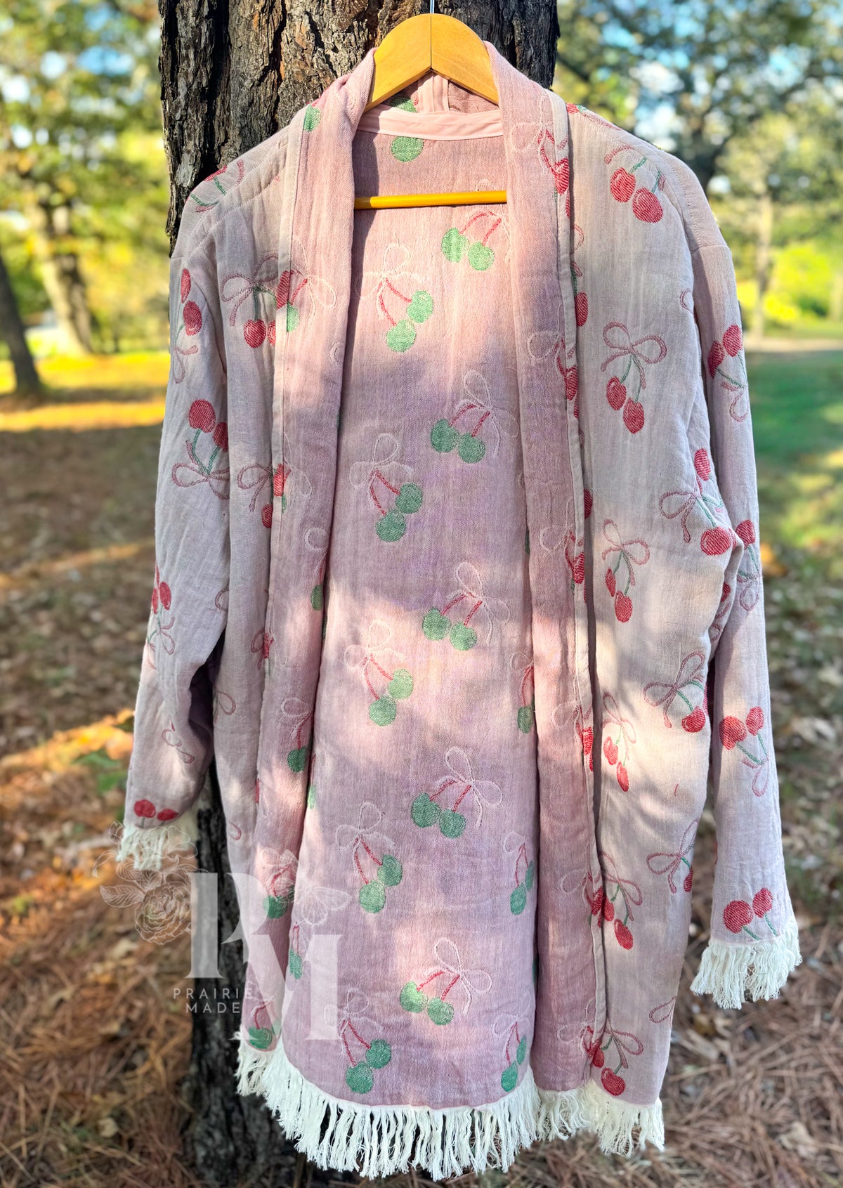 Blanket Jacket - Cherry Chic (M/L)