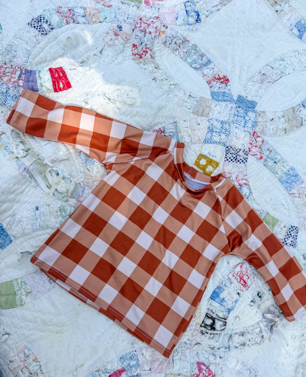 Raglan Tee 3/6M - Fall Plaid RTS