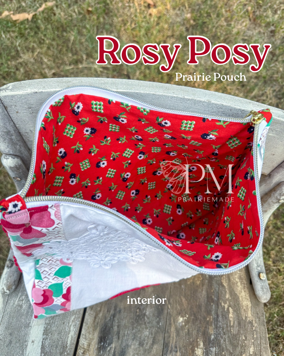 Prairie Pouch: Rosy Posy
