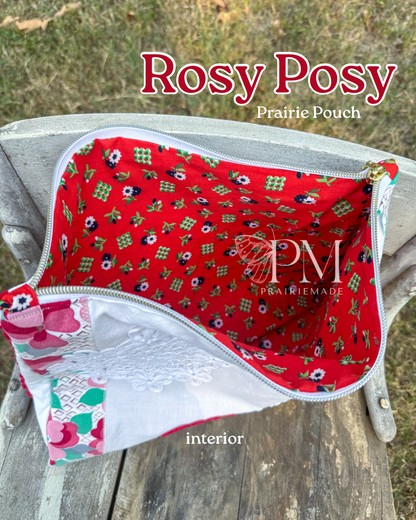 Prairie Pouch: Rosy Posy