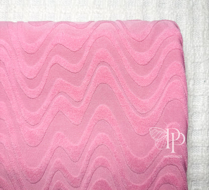 Towel Terrycloth - Pink Wave