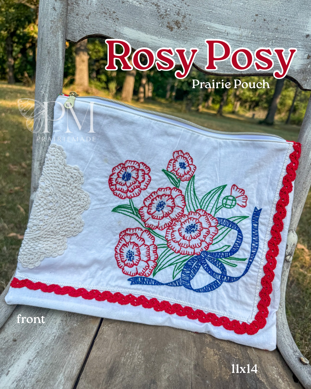 Prairie Pouch: Rosy Posy