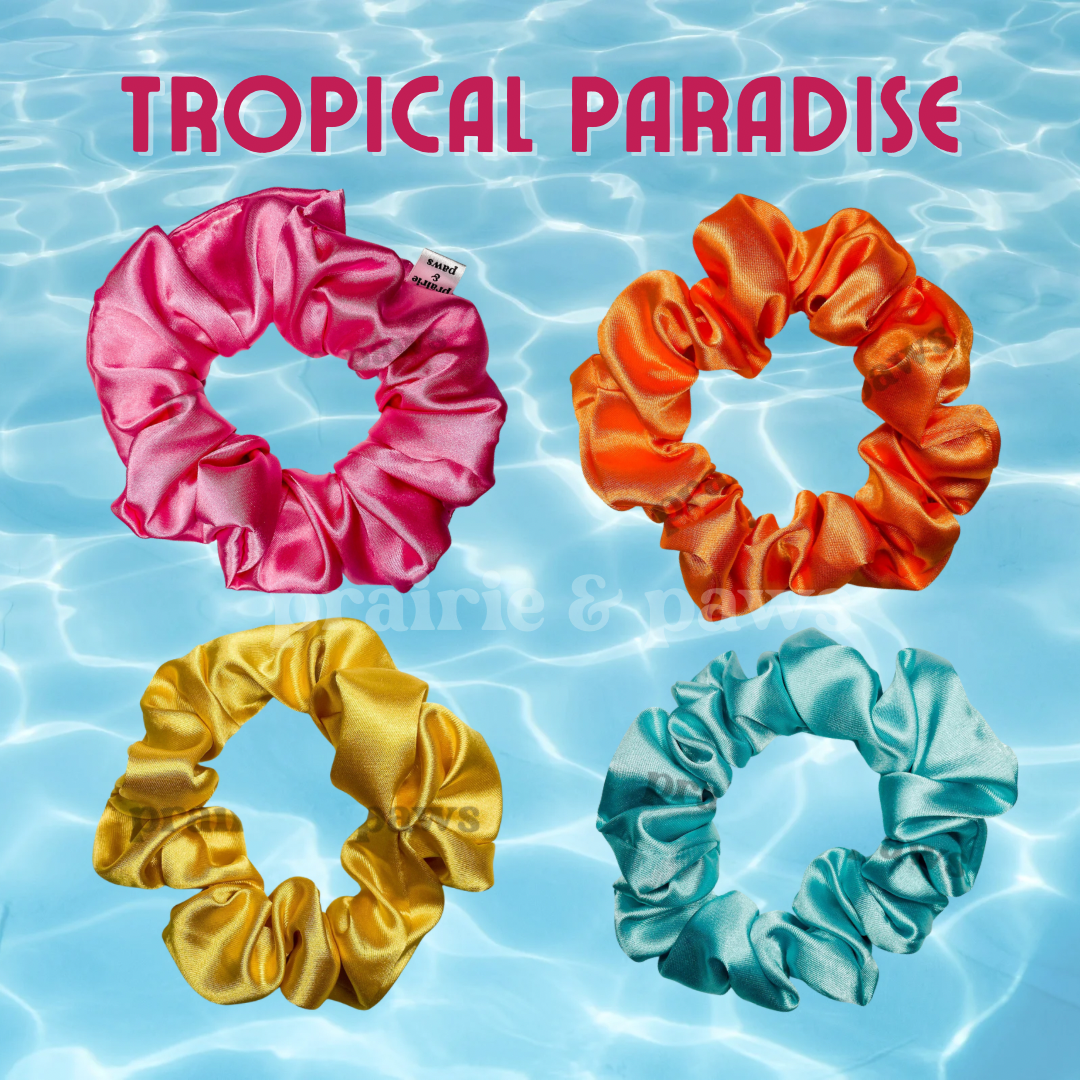 Tropical Paradise Scrunchie Bundle
