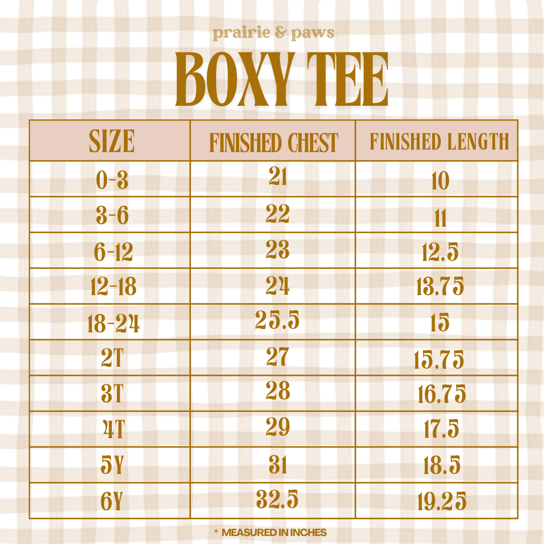 BOXY TEE