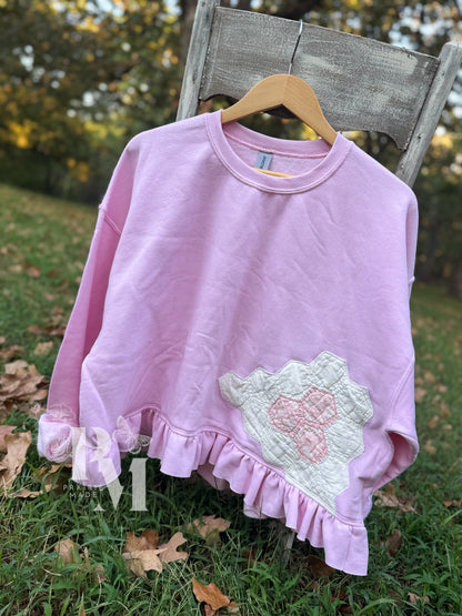 Cropped Crew: Pink (XL)
