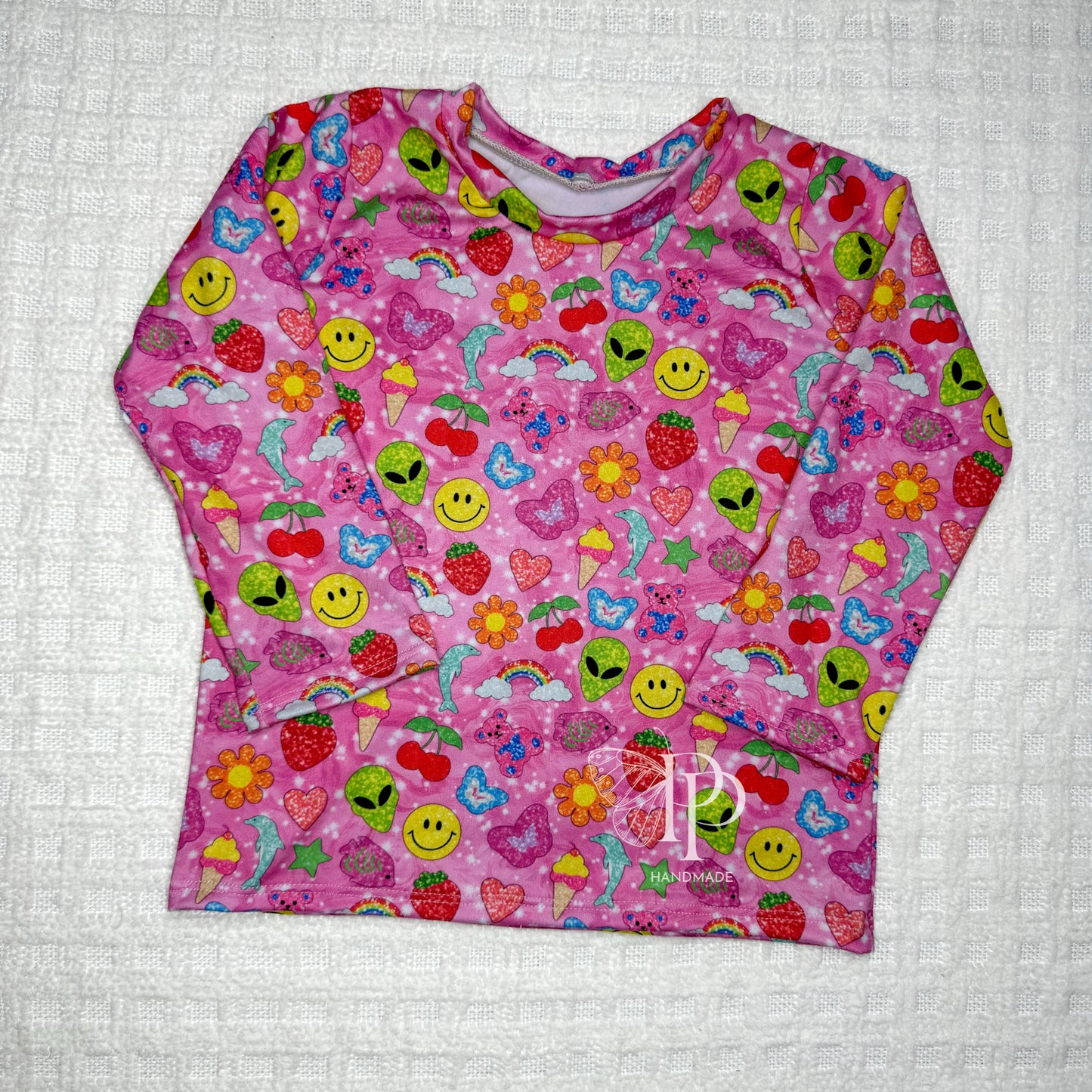 3T — LS Blythe Tee RTS - Glitter Stickers