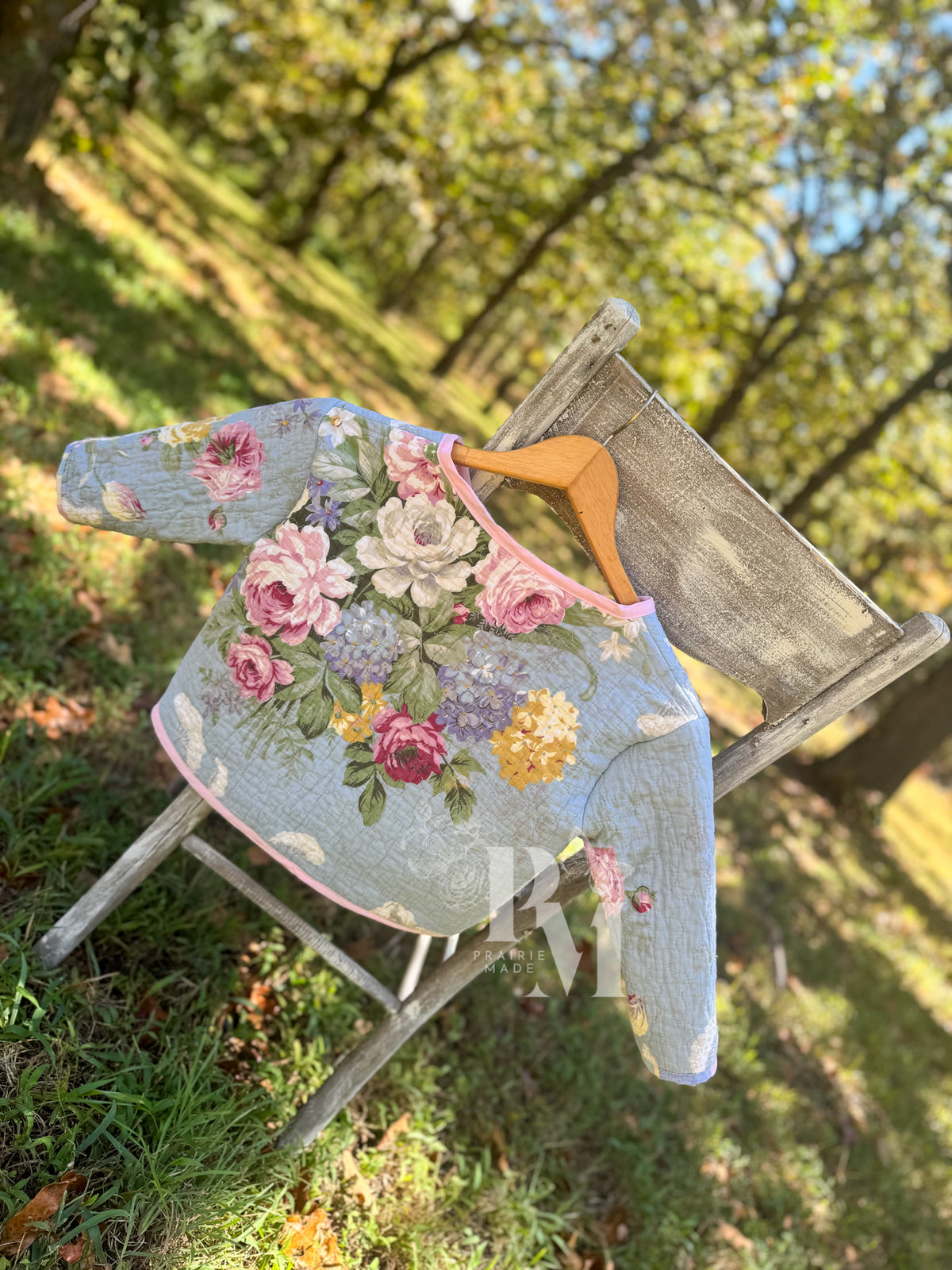 Blush Blossoms Quilt Jacket - 5T