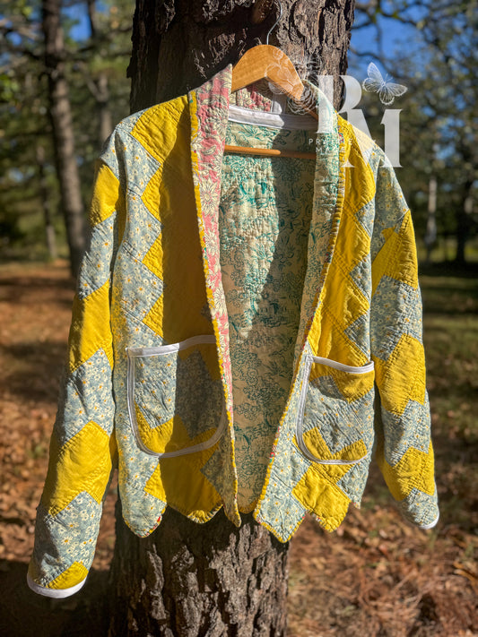 Quilt Jacket - Pocketful of Sunshine (M/L)