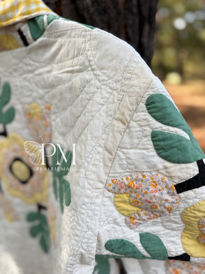 Golden Girl Quilt Jacket - Small