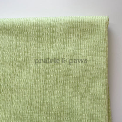 Light Green Smocked Rib