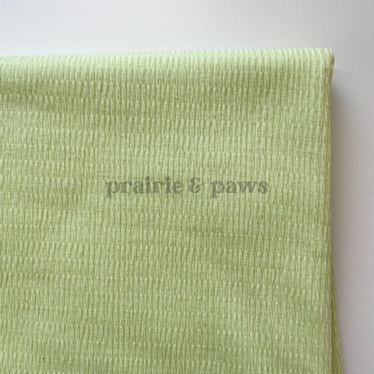 Light Green Smocked Rib