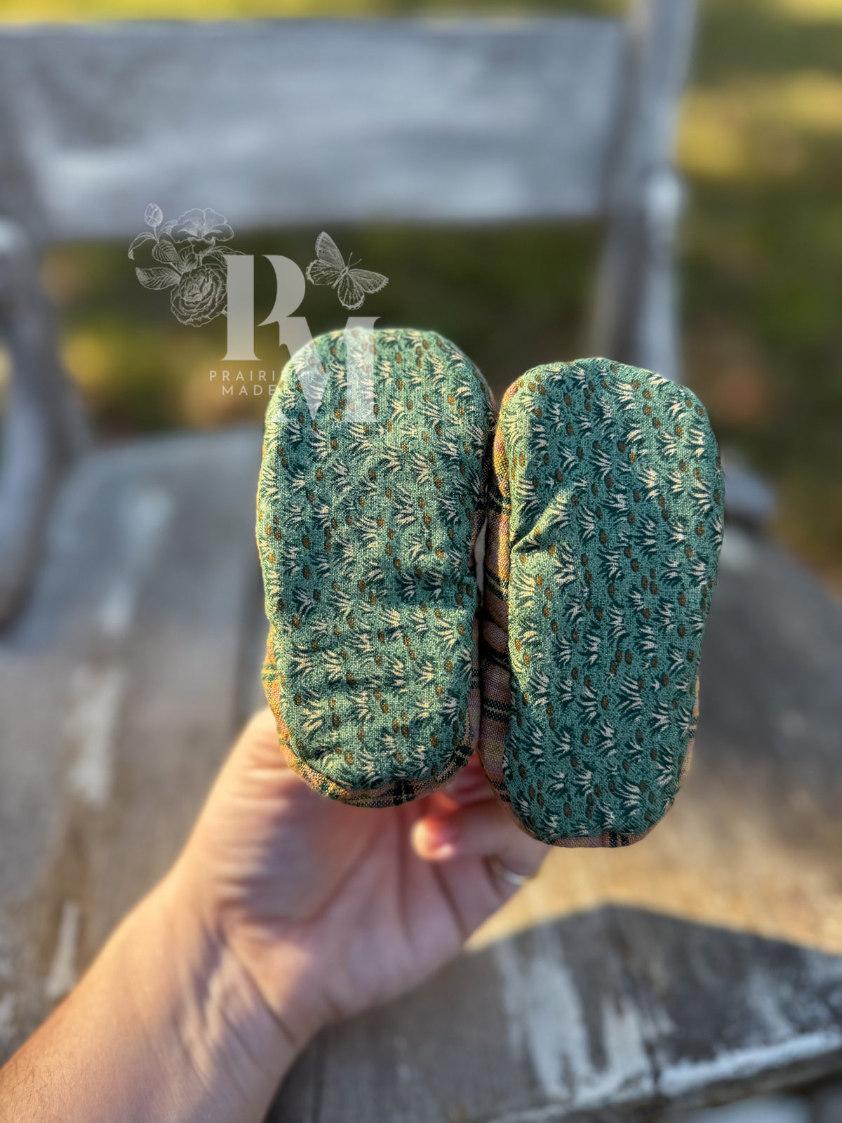 Slippers 9/12 - Hunter Plaid