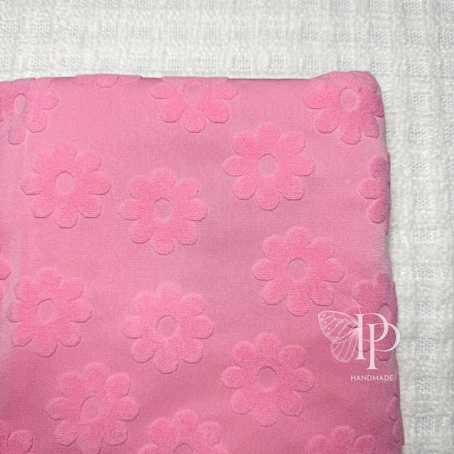 Towel Terrycloth - Pink Daisy