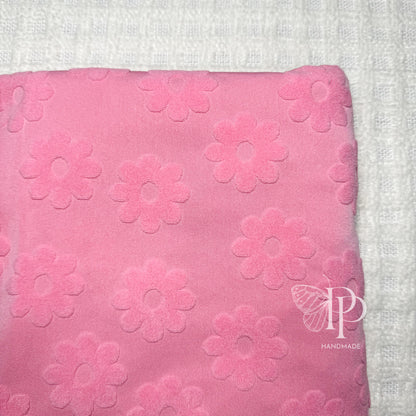 Towel Terrycloth - Pink Daisy