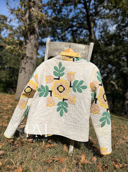 Golden Girl Quilt Jacket - Small