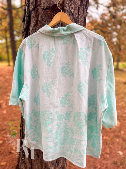 TableTop: Blue Blooms (Size 16/18)
