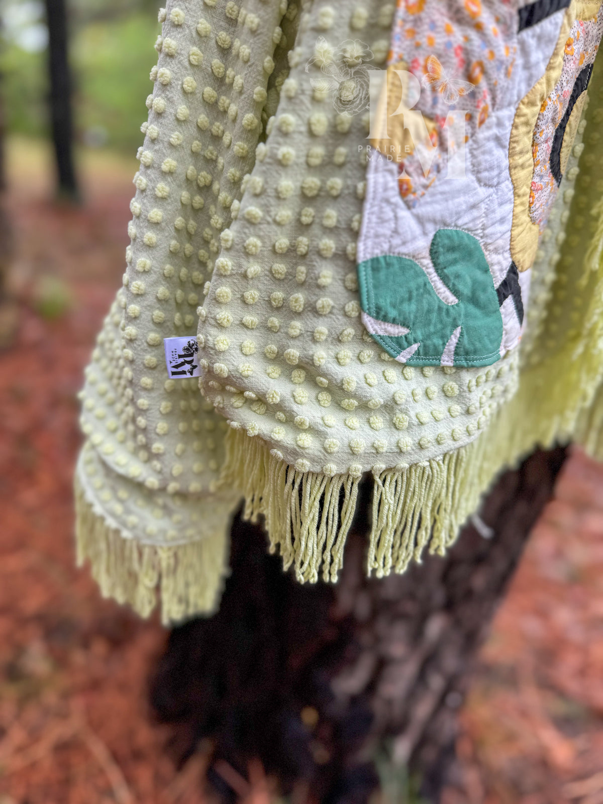 Chenille Jacket - Green Garden (L)
