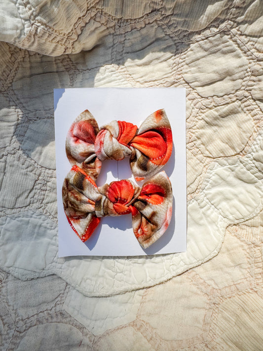Knottie Bow Piggy Set - Pearly Pumpkins