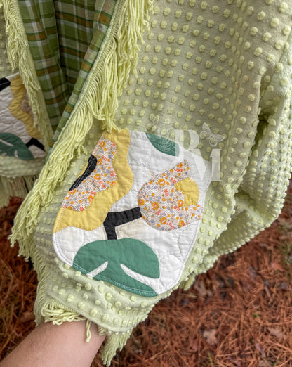 Chenille Jacket - Green Garden (L)