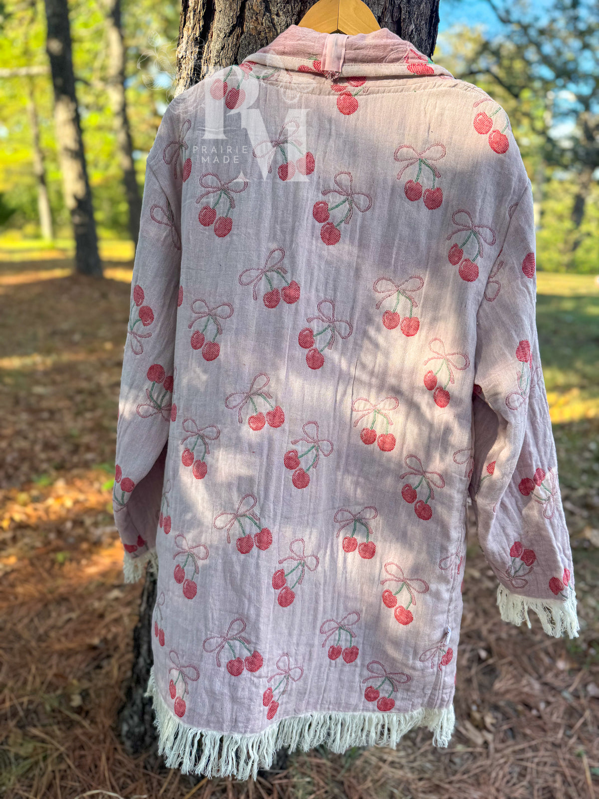 Blanket Jacket - Cherry Chic (M/L)