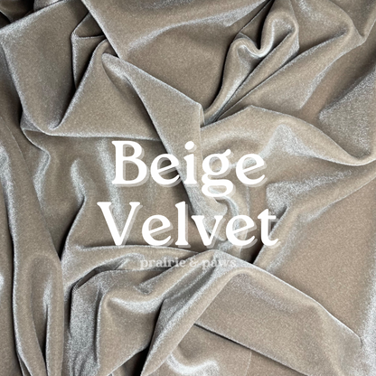 Beige Velvet