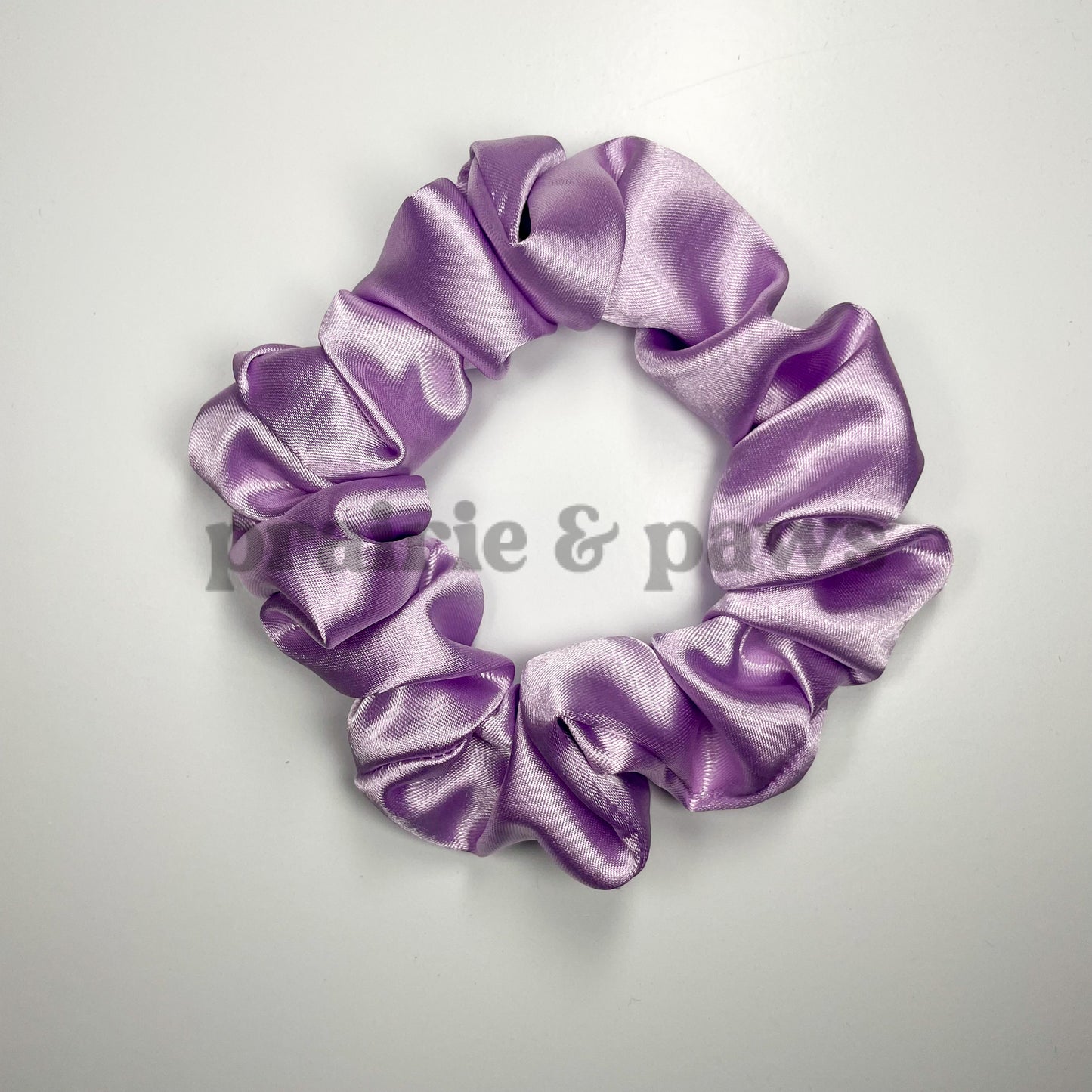 Orchid Satin Scrunchie